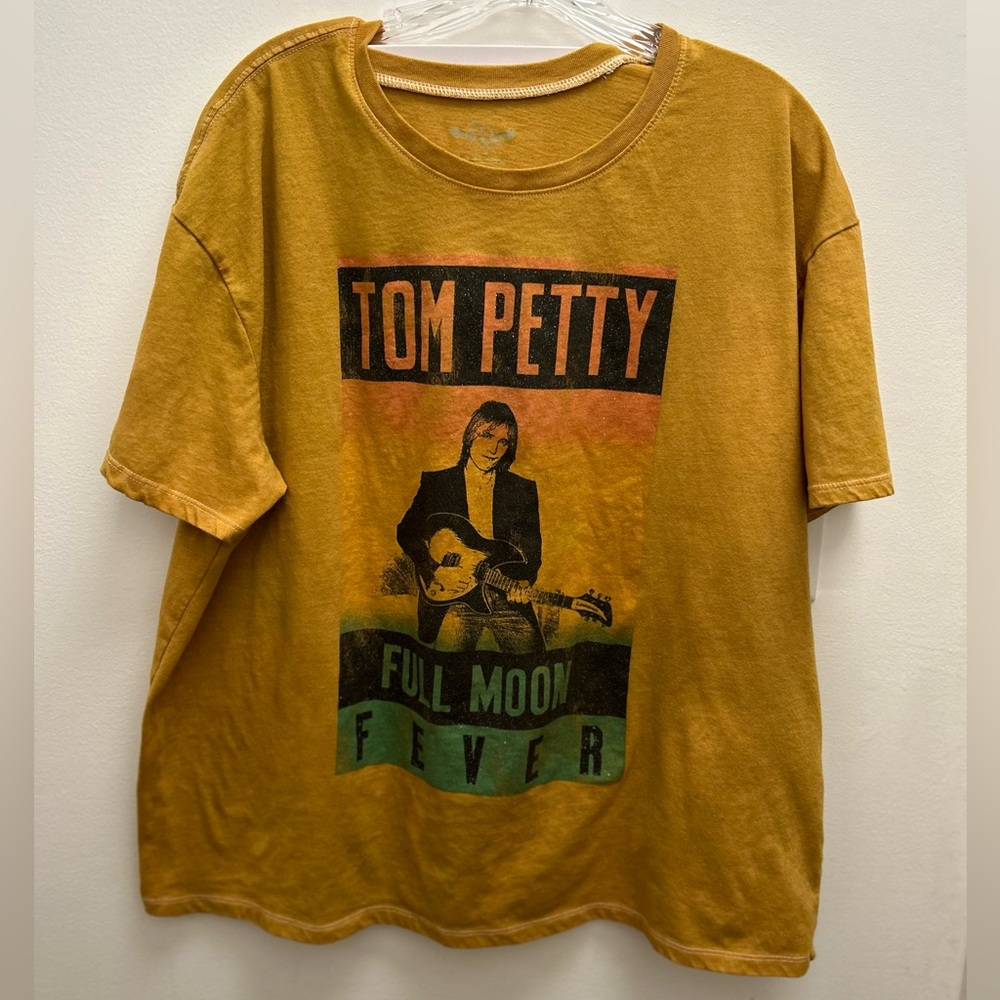 Tom Petty Full Moon Fever Custom Dyed Graphic T-Shirt Size XXXL